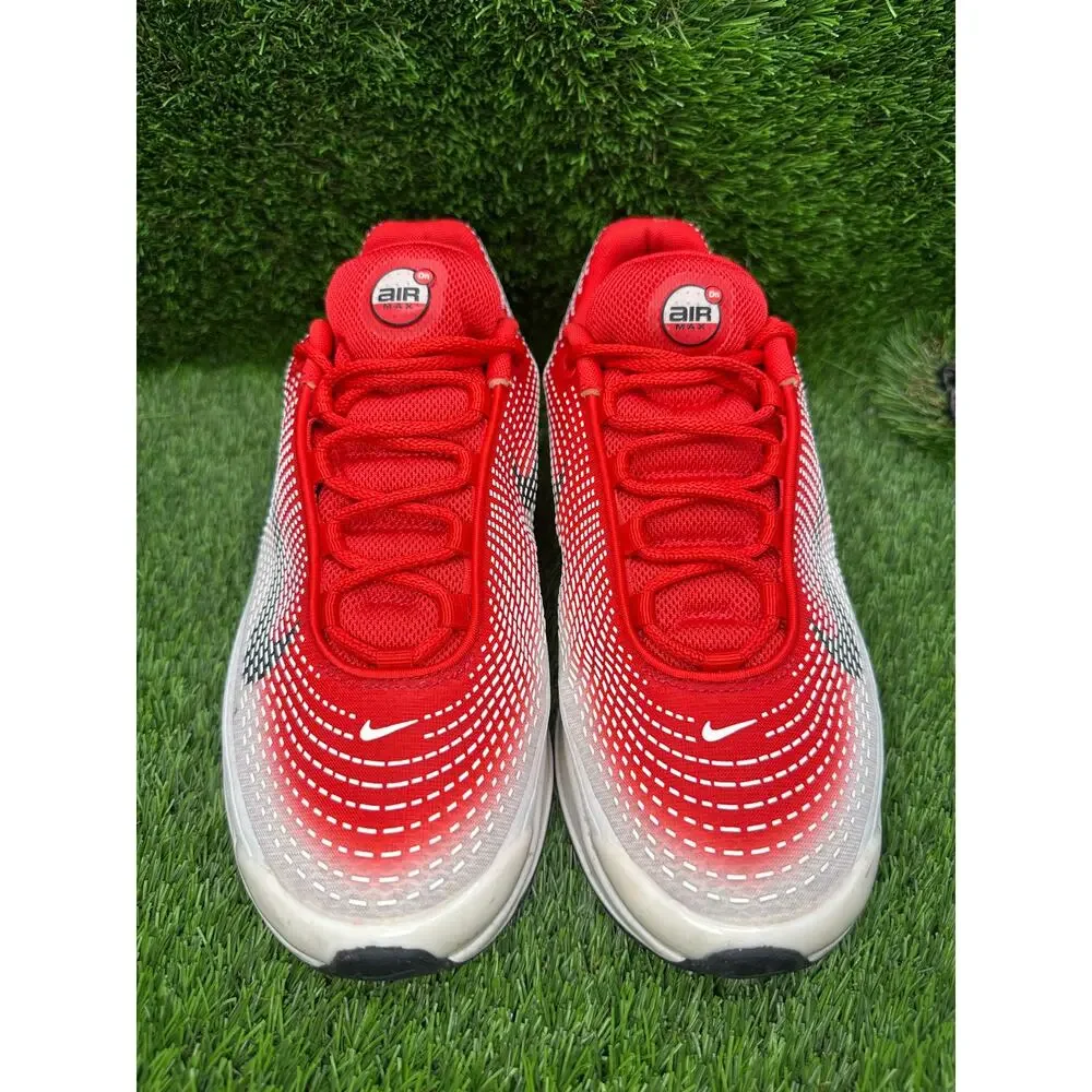 Nike Air Max DN SE HQ4565-600 Athletic Sneaker Men's 9.5 Red Mesh Gym Cushioned